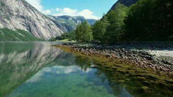 Scenic landscape in Norway video