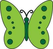 Character of a butterfly. vector