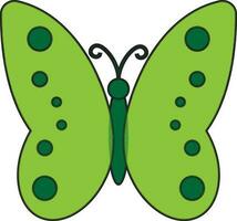 Character of a butterfly. vector