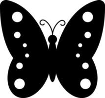 Character of a butterfly. vector