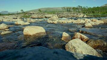 Scenic landscape in Norway video