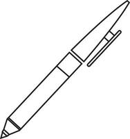 Stroke style of pen icon in illustration. vector