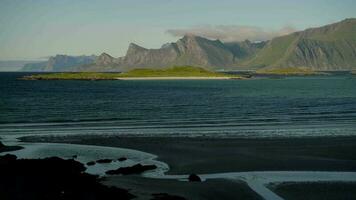 escénico desierto paisaje en Noruega video