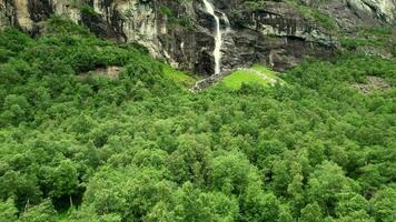 Scenic landscape in Norway video