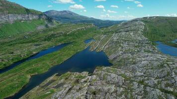 Scenic landscape in Norway video