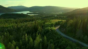 naturskön landskap i Norge video