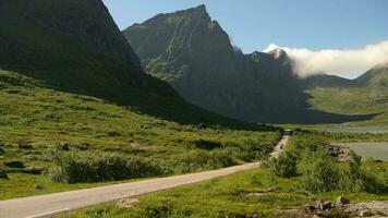 Scenic landscape in Norway video