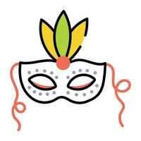 Trendy Masquerade Mask vector