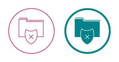 Vulnerable Folder Vector Icon
