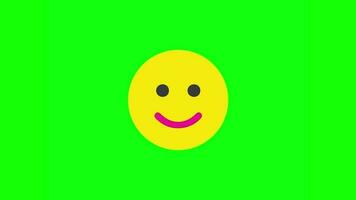 face sorrir ícone animado video