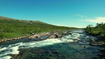 cênico panorama dentro Noruega video