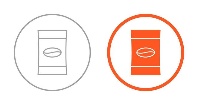 Coffee Packets Vector Icon