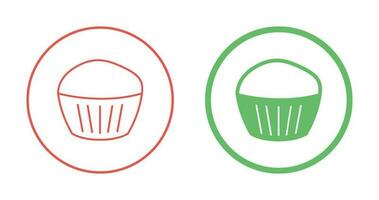 Chocolate Muffin Vector Icon