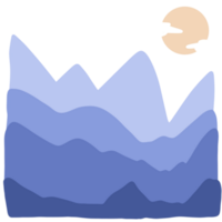 Mountain Multiple Layers png