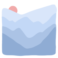 Mountain Multiple Layers png