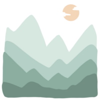 Mountain Multiple Layers png