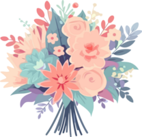 nupcial ramo de flores flores, Boda decorativo diseño elemento png
