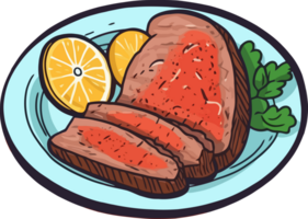 Gourmet Brazilian Meat BBQ Illustration png