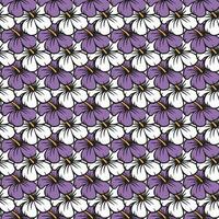 hand drawn Flower pattern vector