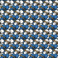 hand drawn Flower pattern vector