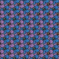 hand drawn Flower pattern vector