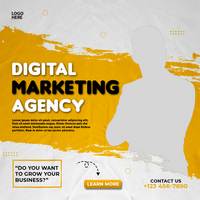 digitale marketing agenzia sociale media inviare e modello psd