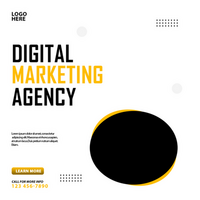 Digital marketing agency social media post psd