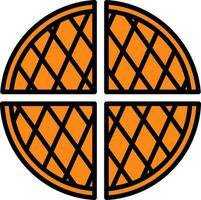 Waffle Vector Icon Design