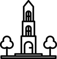 Dom tower Vector Icon Design