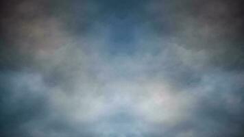 Texture of bright blue dramatic cloudy sky. photo