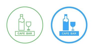 Unique Drinks Cafe Vector Icon