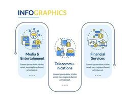 datos lago utilizar casos azul rectángulo infografía modelo. industrias datos visualización con 3 pasos. editable cronograma informacion cuadro. flujo de trabajo diseño con línea íconos vector