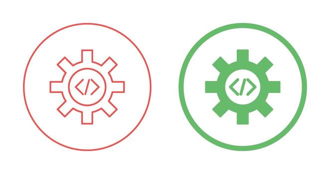 icono de vector de optimización de código único