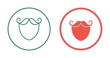 Beard and Moustache Vector Icon