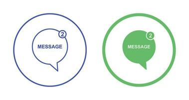 Message Bubbles Vector Icon