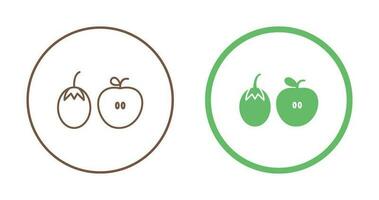 Fruits and VVegetables Vector Icon