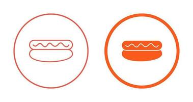 Hot Dog Vector Icon