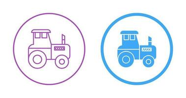 icono de vector de tractor