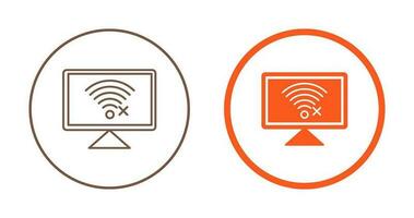 Disconnected Network Vector Icon