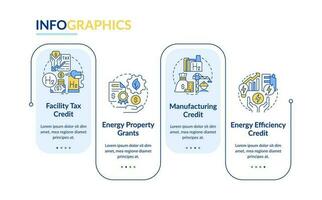 Support hydrogen stations rectangle infographic template. Renewable power. Data visualization with 4 steps. Editable timeline info chart. Workflow layout with line icons vector