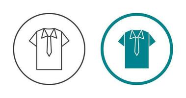 Shirt and Tie Vector Icon