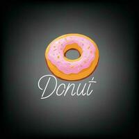 A nice and fresh Donut vector. vector