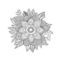 line art flower bouquet vector