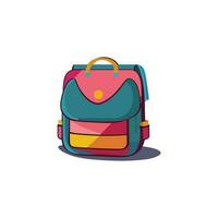 colegio bolso vector. vector