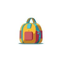 School Bag Vector. vector