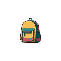 School Bag Vector. vector