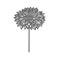 sunflower line art Vector