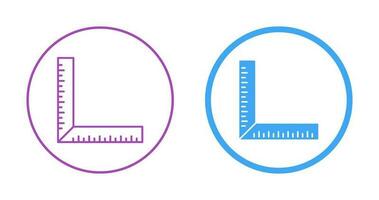 square Ruler Vector Icon