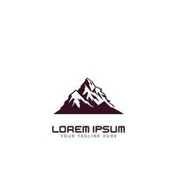 Mountain icon set. Mountain in trendy flat style. Vector illustration on a white background