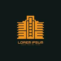 Building logo design vector icon template